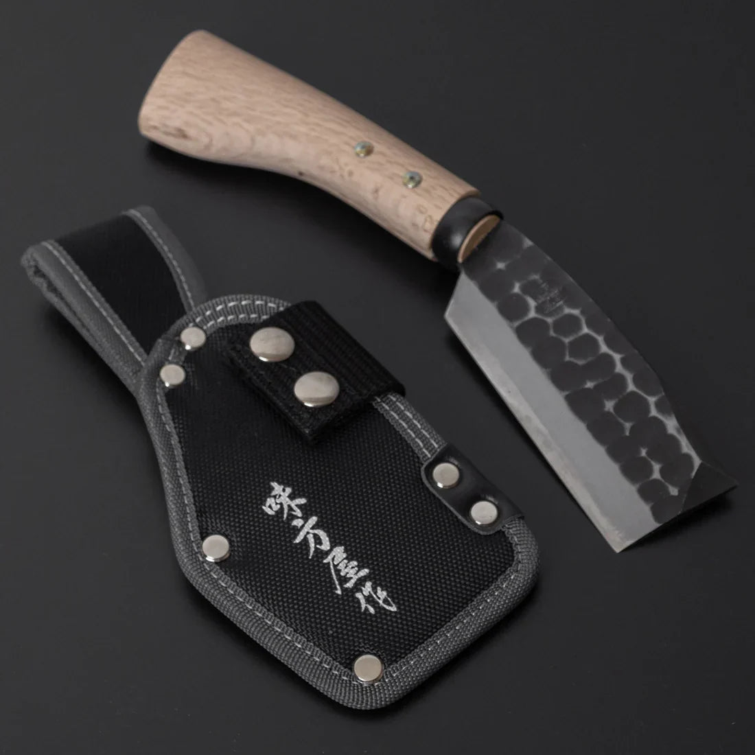 Ajikataya Tsuchime Hatchet 105mm Oak Handle (Double Bevel)