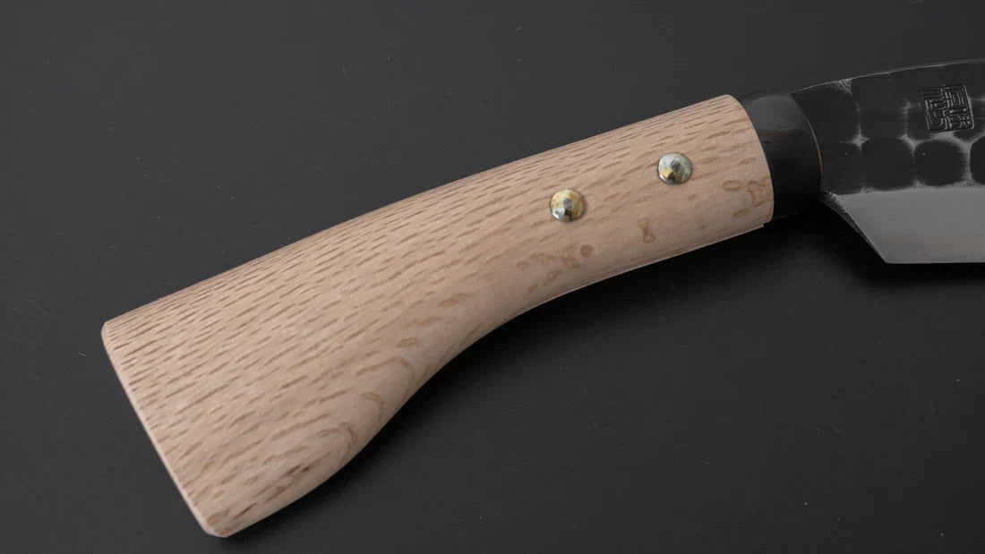 Ajikataya Tsuchime Hatchet 105mm Oak Handle (Double Bevel)