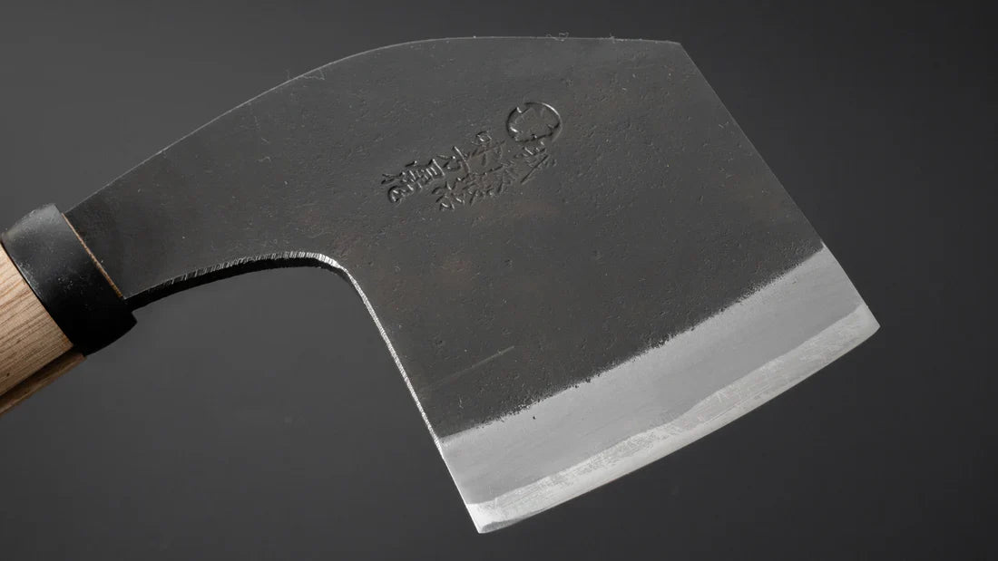Ajikataya Kubimagari Hatchet Oak Handle (Double Bevel)