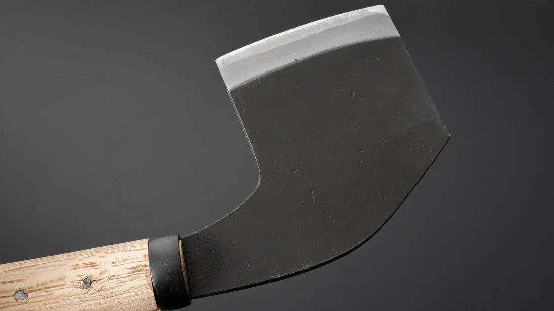 Ajikataya Kubimagari Hatchet Oak Handle (Double Bevel)