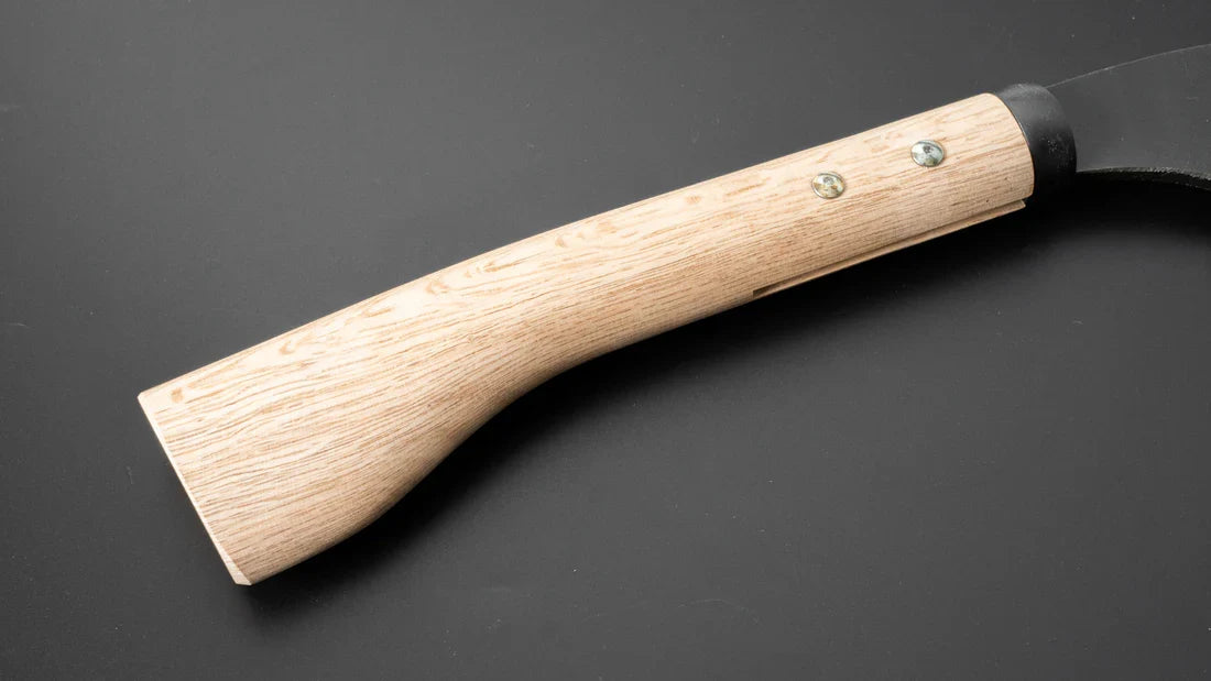 Ajikataya Kubimagari Hatchet Oak Handle (Double Bevel)