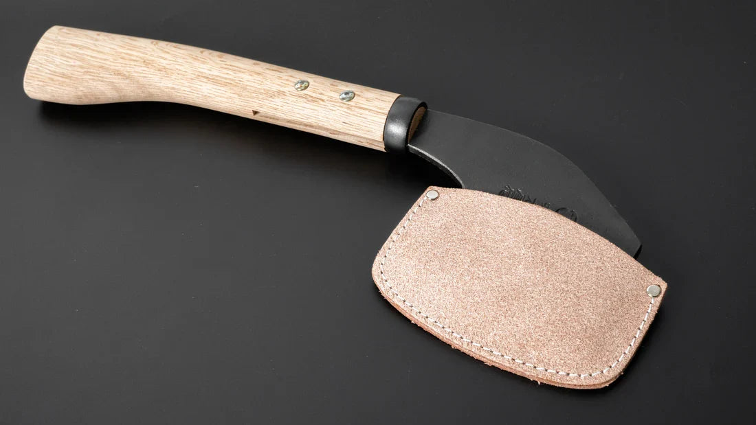 Ajikataya Kubimagari Hatchet Oak Handle (Double Bevel)