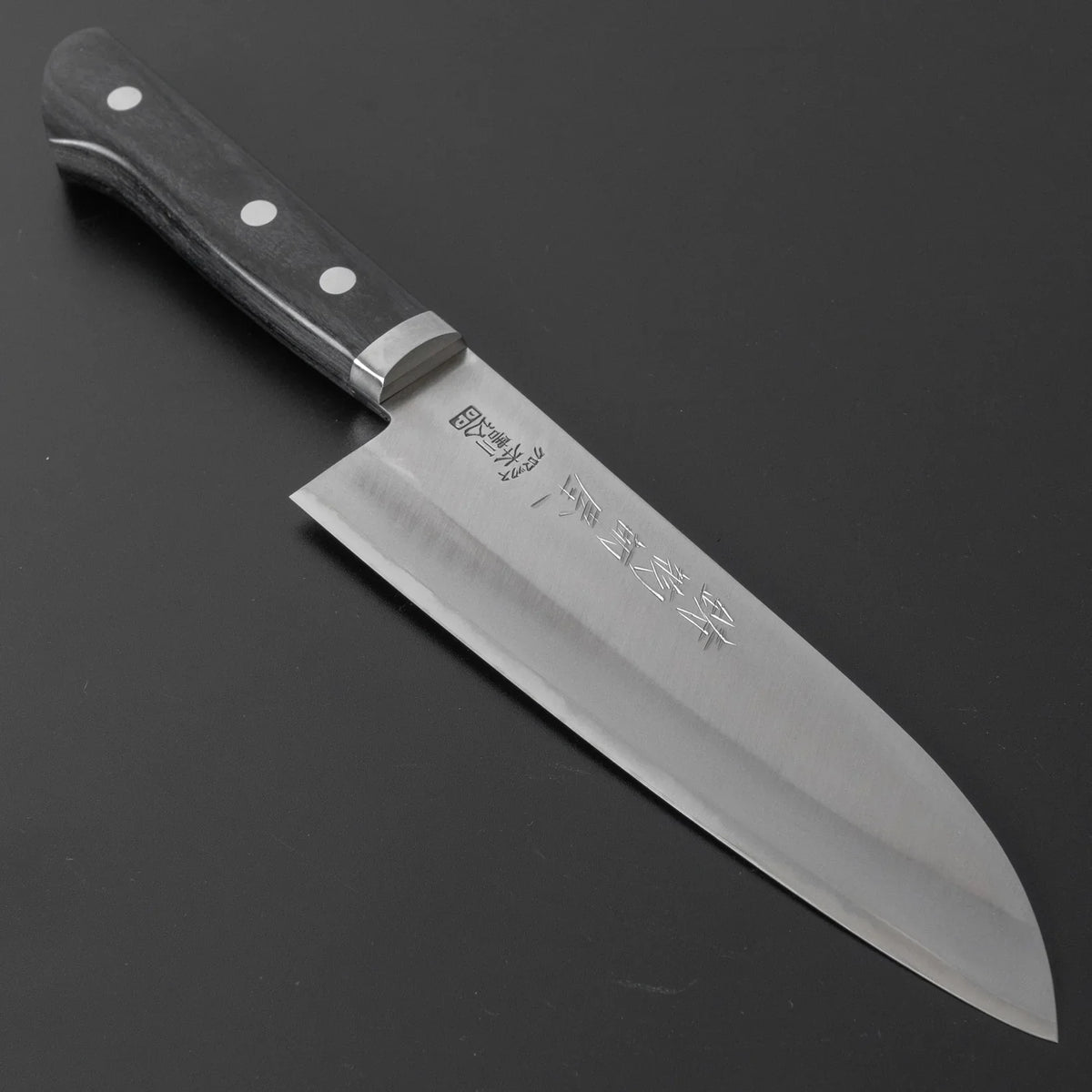 Hitohira Imojiya MZ Chromax Santoku 165mm Pakka Handle
