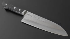 Hitohira Imojiya MZ Chromax Santoku 165mm Pakka Handle
