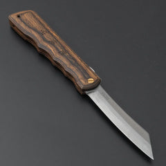 Higonokami VG-10 Folding Knife Pakka Handle (Brown)