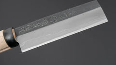 Ajikataya Kurouchi Takewari 105mm Oak Handle (Double Bevel)