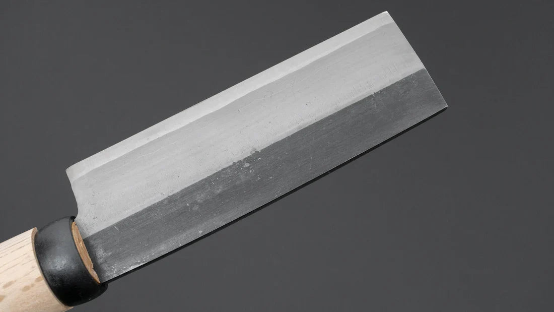 Ajikataya Kurouchi Takewari 105mm Oak Handle (Double Bevel)