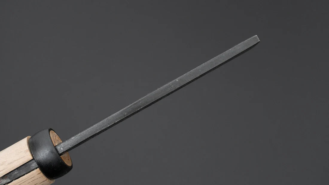 Ajikataya Kurouchi Takewari 105mm Oak Handle (Double Bevel)