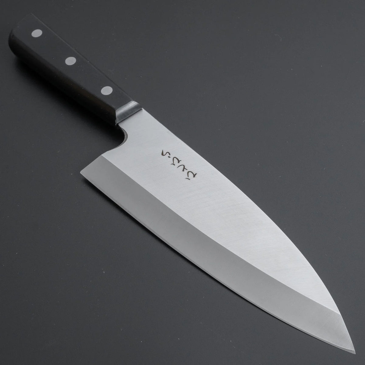 Hitohira Hiragana Deba 180mm Pakka Handle (No Bolster)