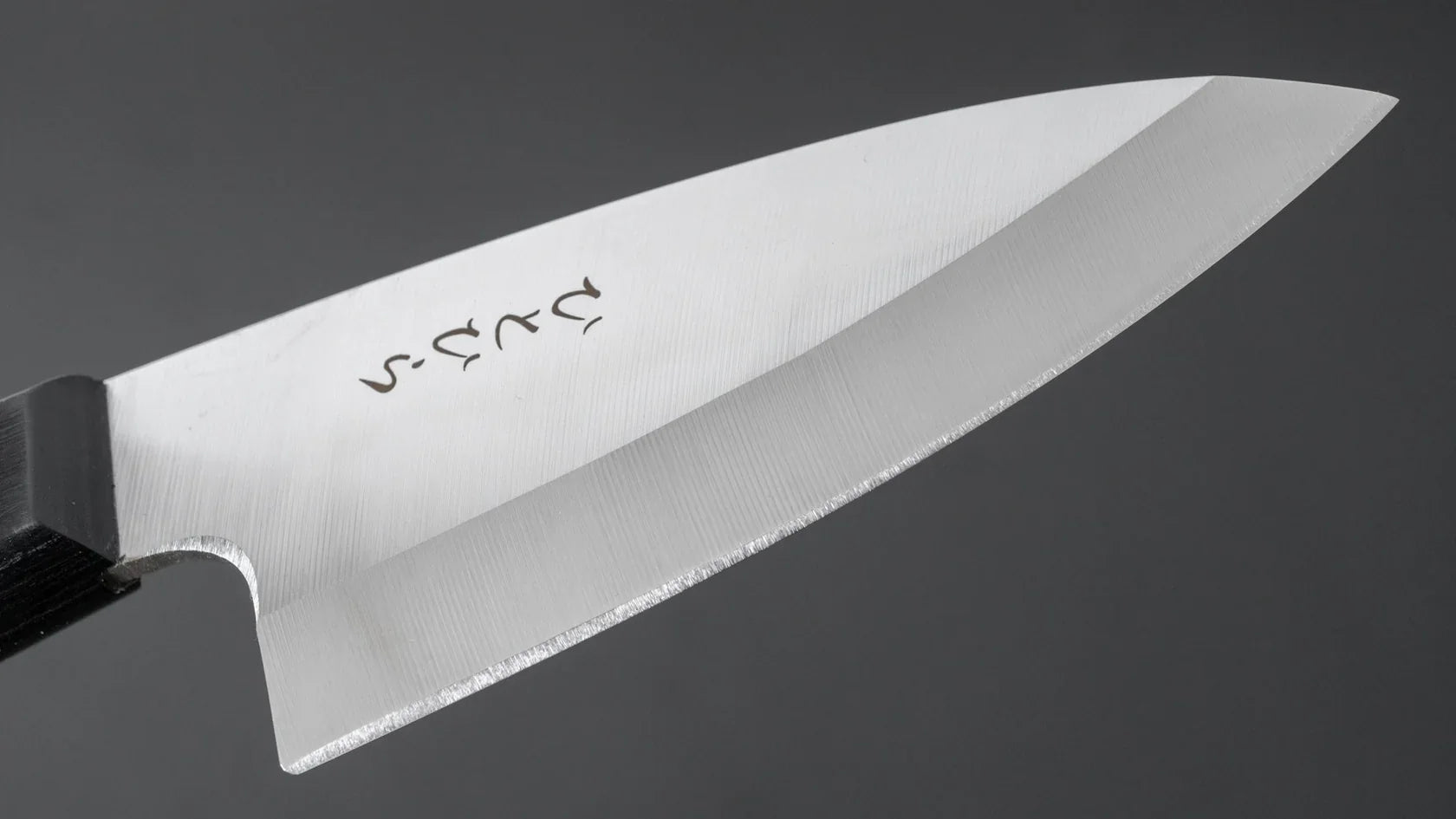 Hitohira Hiragana Deba 120mm Pakka Handle (No Bolster)
