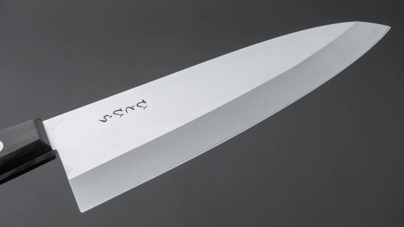 Hitohira Hiragana Deba 210mm Pakka Handle (No Bolster)