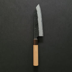 Hitohira Futana SB Kuro Nashiji Santoku 170mm Cherry Wood Handle