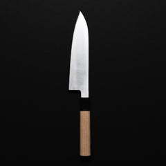Hitohira KH Stainless Santoku 180mm Ho Wood Handle (D-Shape)