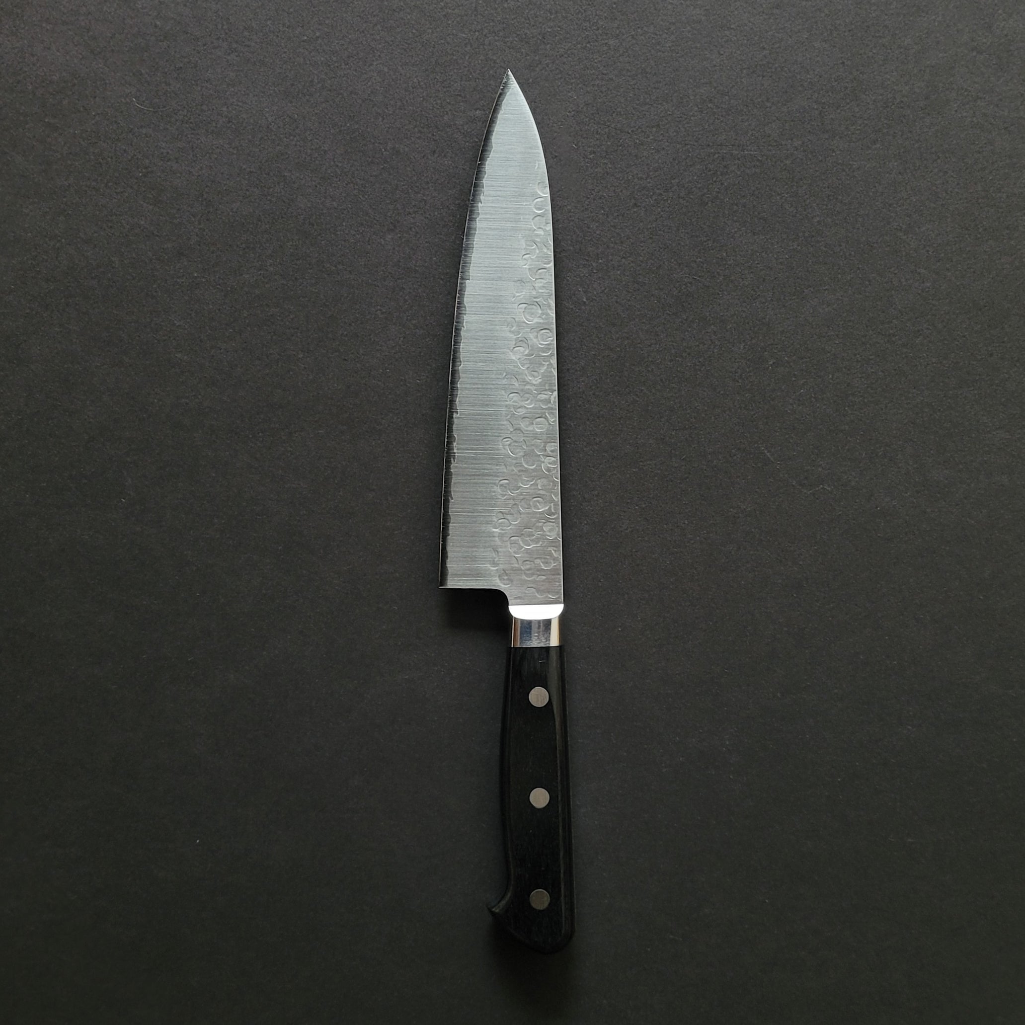 Hitohira T10 Tsuchime Gyuto 180mm Pakka Handle