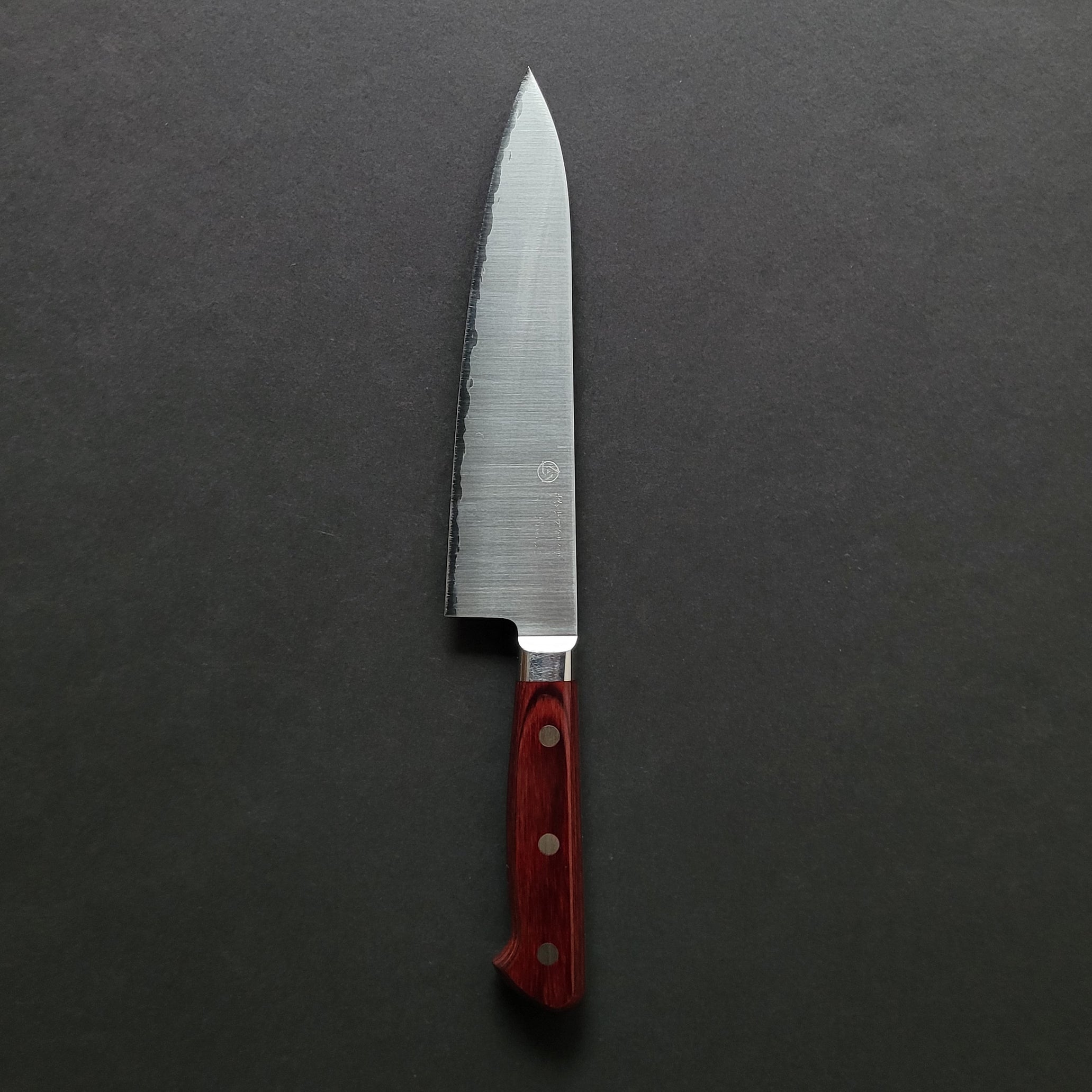 Hitohira TP Gyuto 180mm Wine Pakka Handle