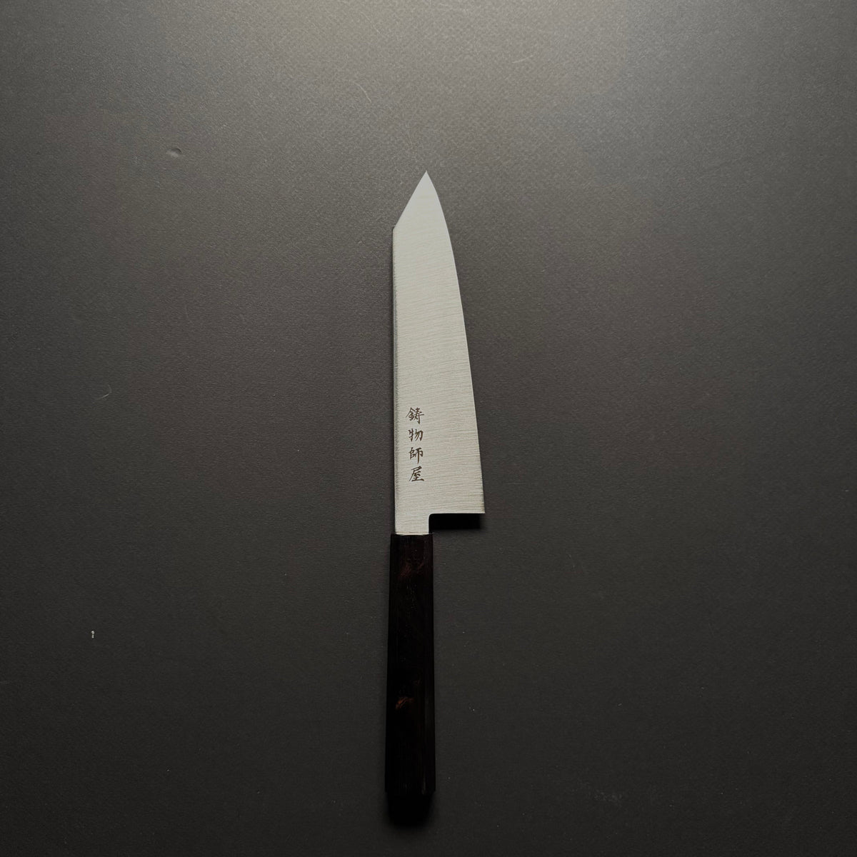 Hitohira Imojiya TH Stainless Bunka 180mm Ebony Handle (Wa)