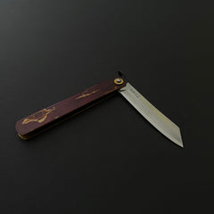 Higonokami Custom Folding Knife X Large Sakura Skin Handle (#10)
