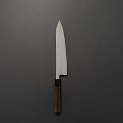 Akifusa Blue Super Migaki Gyuto 240mm Wenge Handle