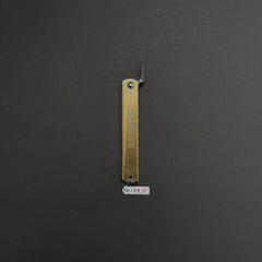 Higonokami Motosuke Folding Knife X Large Brass Handle (#16Y M)