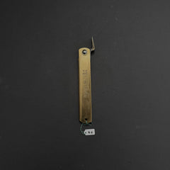 Higonokami Motosuke Folding Knife X Large Brass Handle (#06)