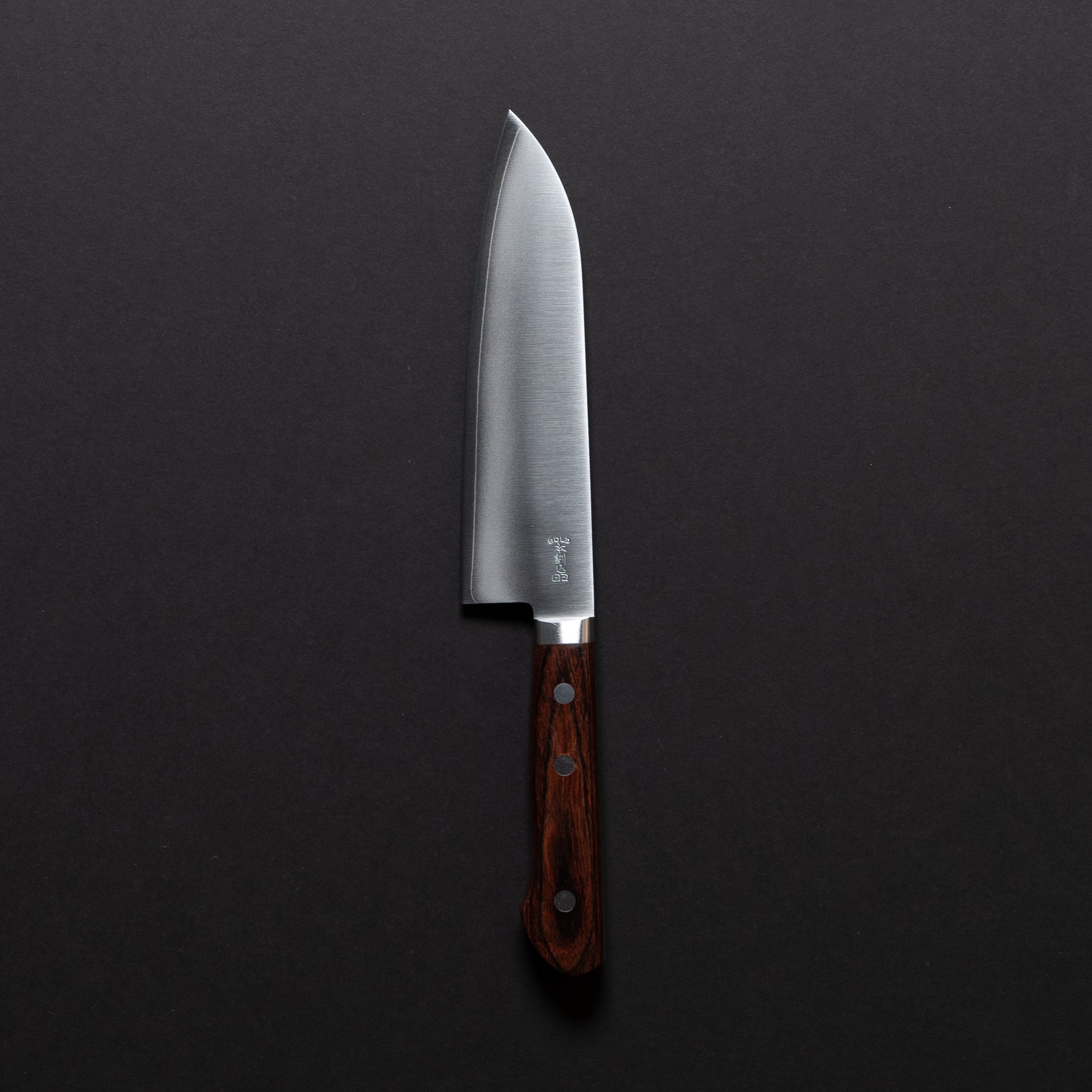 Hitohira Imojiya MZ VG-1 Santoku 165mm Imitation Mahogany Handle
