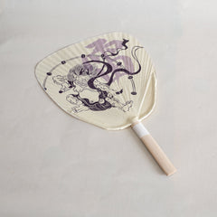 Komon Fujin & Raijin (Wind God & Thunder God) Shibu Uchiwa (Paper Fan)