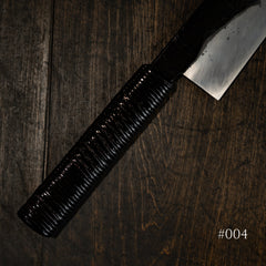 *PRE-ORDER* Tosho x Funaki White #2 Kurouchi Gyuto 250mm Urushi Rattan Wrap Handle (Ivan Polished / #004)