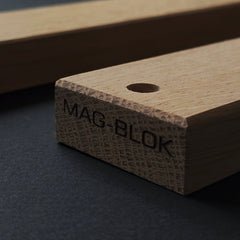 Benchcrafted MAG-BLOK Quartered Oak Magnetic Knife Holder
