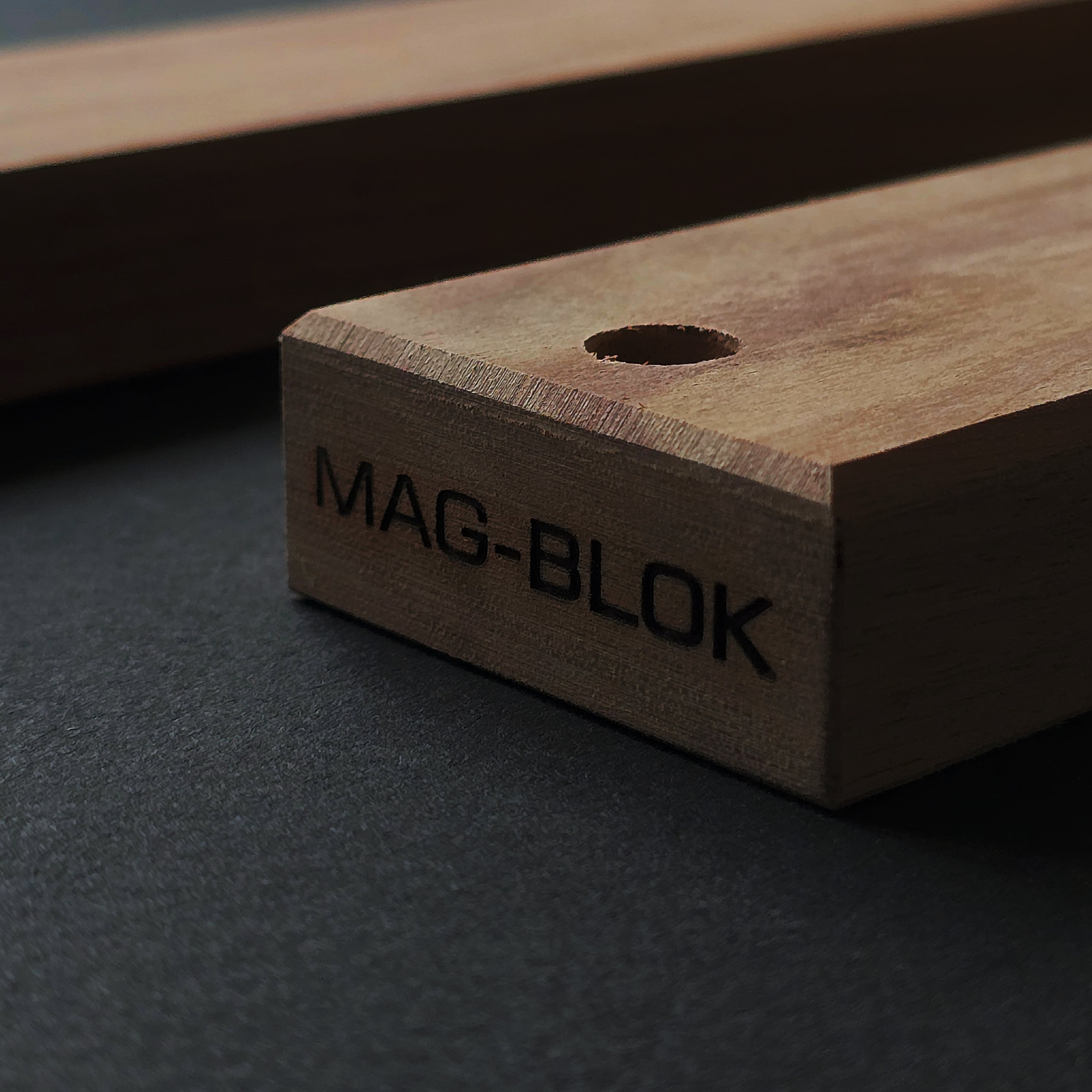 Benchcrafted MAG-BLOK Walnut Magnetic Knife Holder