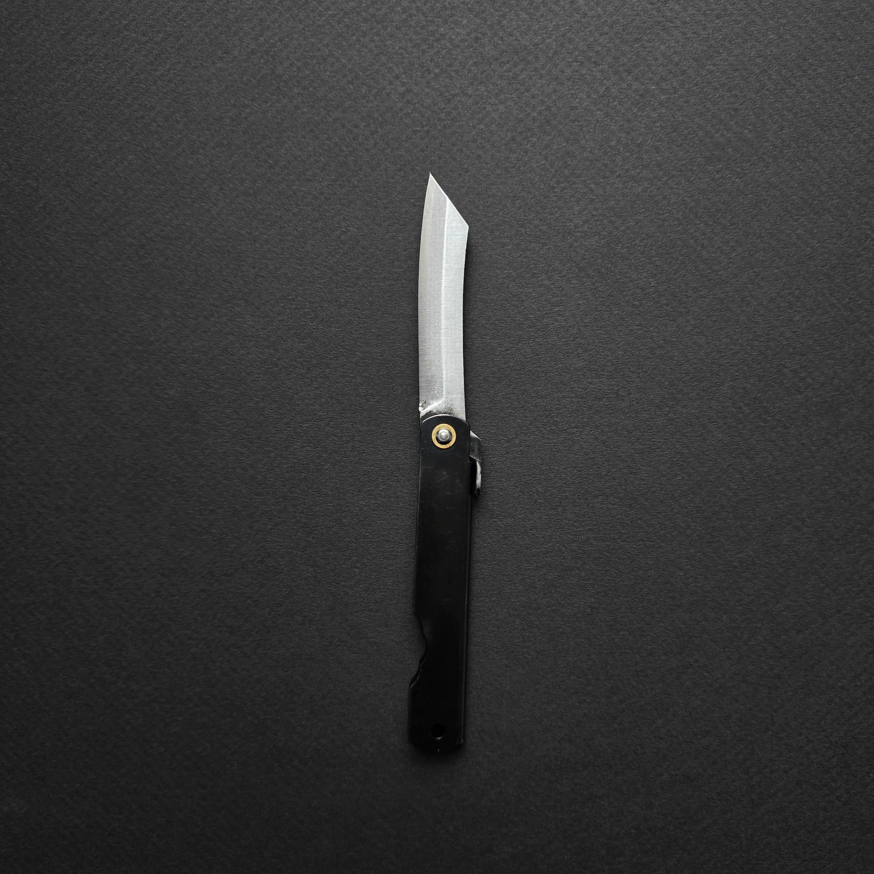 Higonokami Folding Knife Medium Iron Handle (Black Handle)