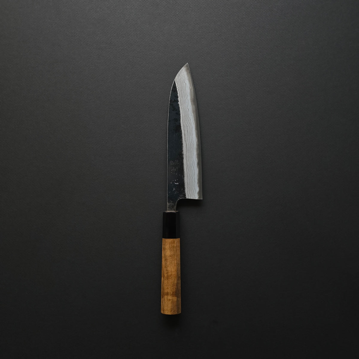Hatsukokoro Blue #2 Kumokage Santoku 180mm Teak Handle