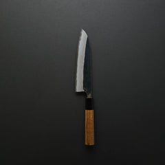 Hatsukokoro Blue #2 Kumokage Santoku 180mm Teak Handle
