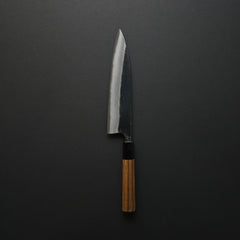 Hatsukokoro Blue #2 Kumokage Gyuto 210mm Teak Handle