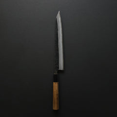 Hatsukokoro Blue #2 Kumokage Kiritsuke Sujihiki 255mm Teak Handle
