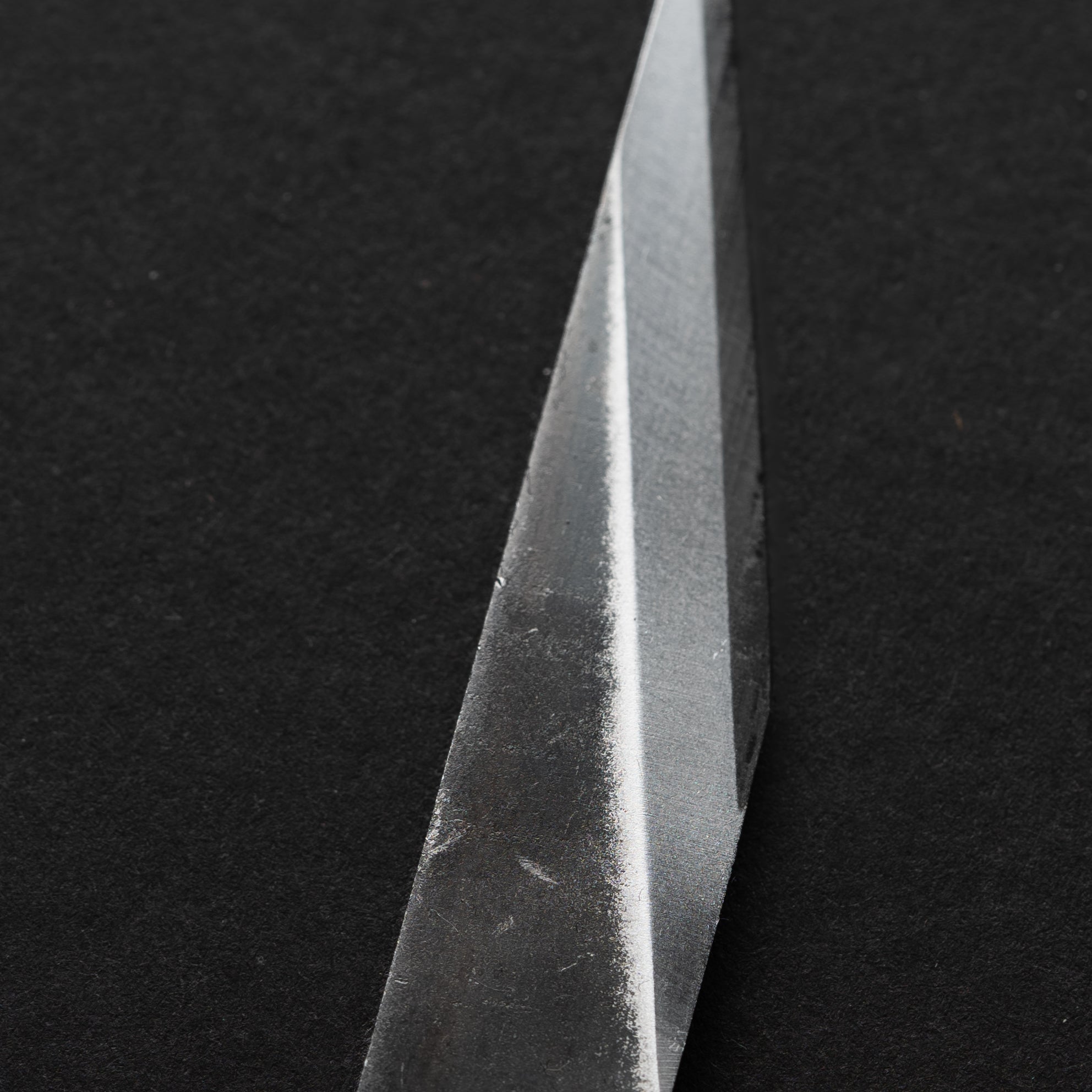 Higonokami Blue Steel Kiridashi Folding Knife Large Brass Handle