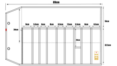 HI-CONDITION Hanpu Canvas 9 Pockets Knife Roll (Various Colours)