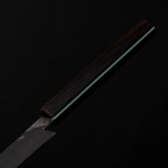 Crane Culinary Rustic Migaki Nakiri 120mm Gaboon Ebony Handle
