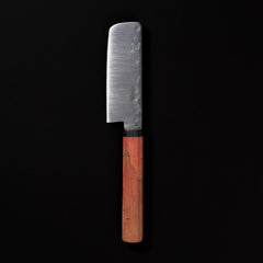 Crane Culinary Rustic Migaki Nakiri 120mm Spalted Tamarind Handle