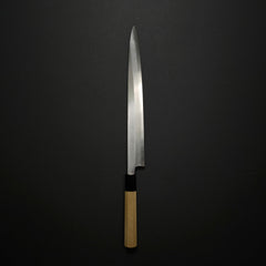 Hitohira Kikuchiyo Mosuke Silver #3 Yanagiba 300mm Ho Wood Handle (Saya)