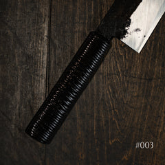 *PRE-ORDER* Tosho x Funaki White #2 Kurouchi Gyuto 250mm Urushi Rattan Wrap Handle (Ivan Polished / #003)