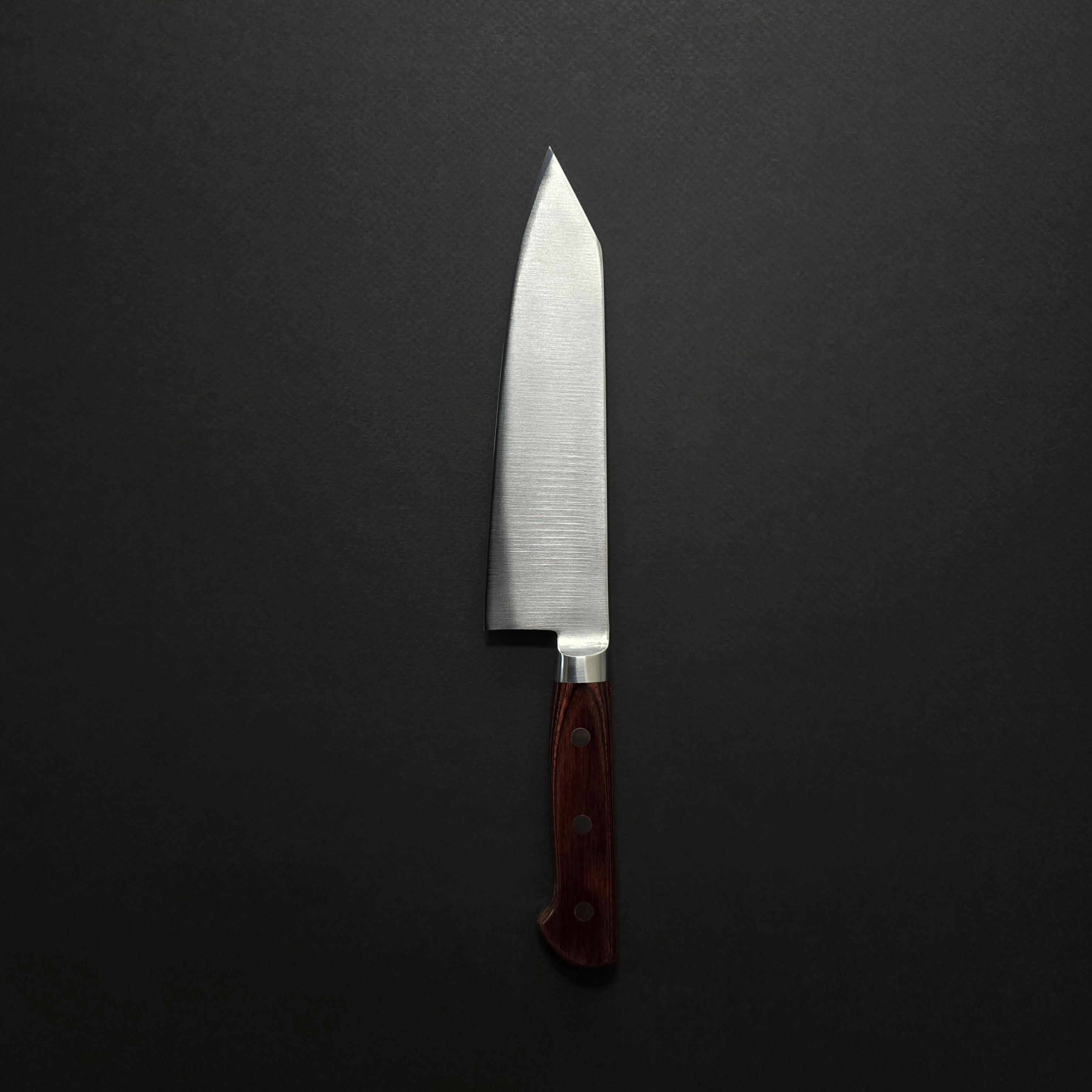 Hitohira KH Stainless Bunka 180mm Imitation Mahogany Handle