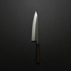 Akifusa Blue #2 Nashiji Kiritsuke Gyuto 220mm Ebony Handle