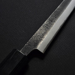 Akifusa Blue #2 Nashiji Sujihiki 200mm Ebony Handle