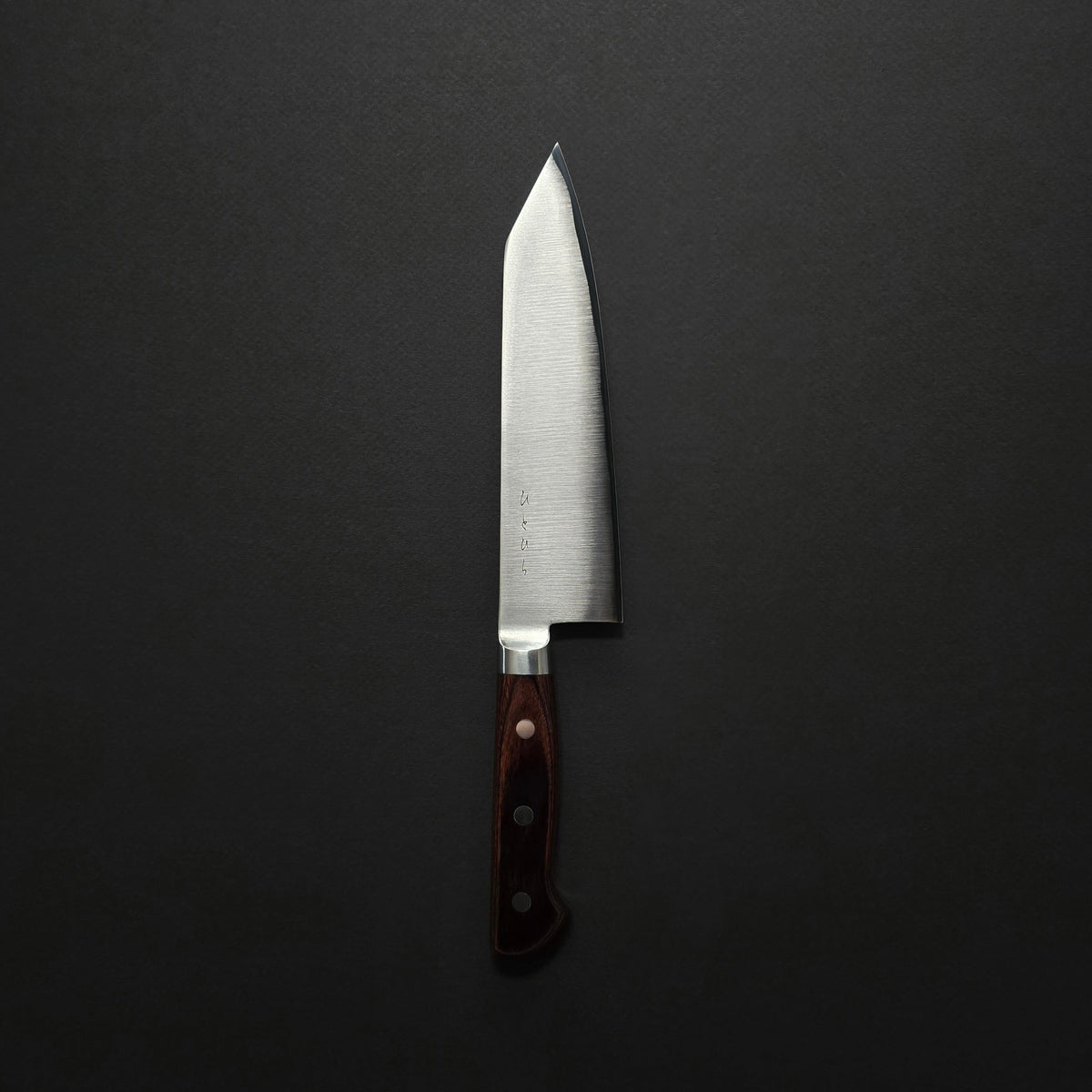 Hitohira KH Stainless Bunka 180mm Imitation Mahogany Handle