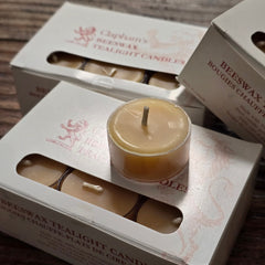 Clapham's Beeswax- Beeswax Tealight Candles
