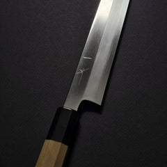 Hitohira Kikuchiyo Mosuke Silver #3 Yanagiba 300mm Ho Wood Handle (Saya)